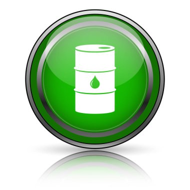 Beyaz arkaplanda parlak simge