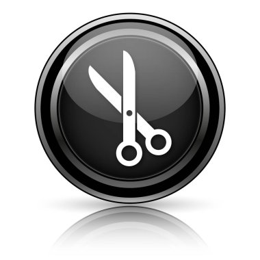 Siyah parlak simgesi