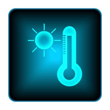 Güneş ve termometre simgesi