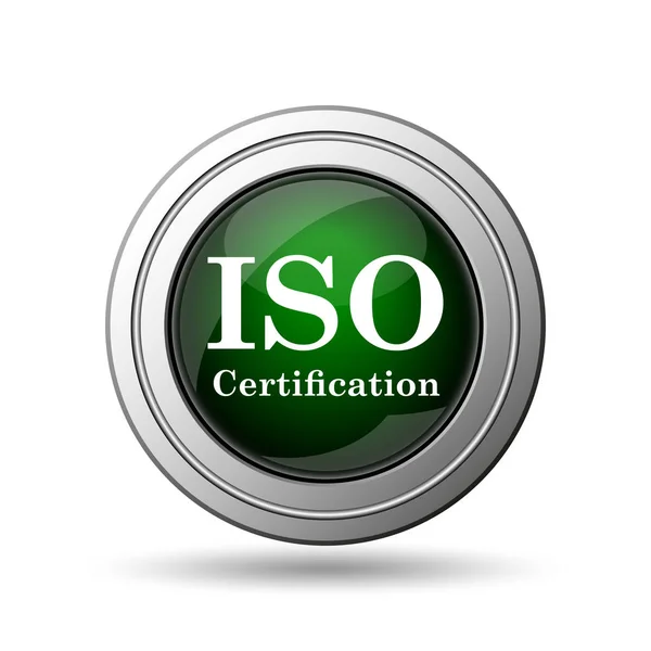 Icona di certificazione iso — Foto Stock