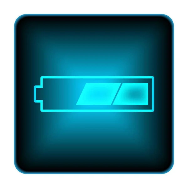 2 thirds charged battery icon — Stock Photo, Image