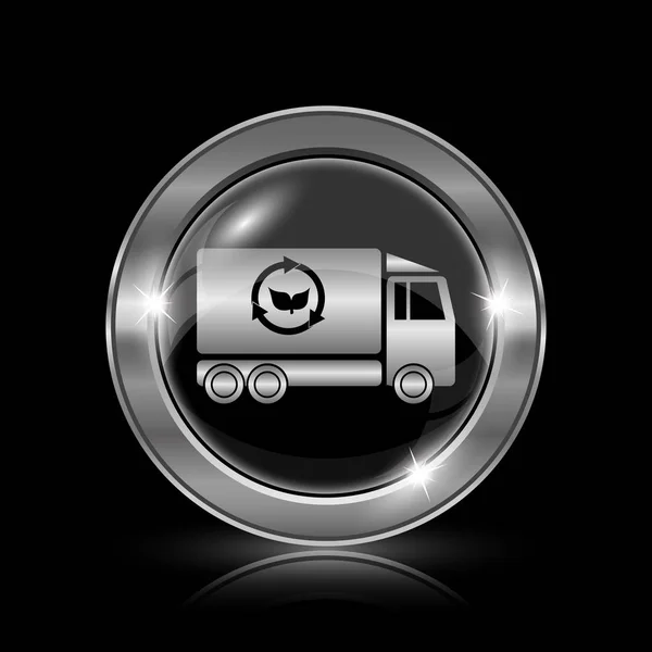 Eco truck icon — Stock Photo, Image