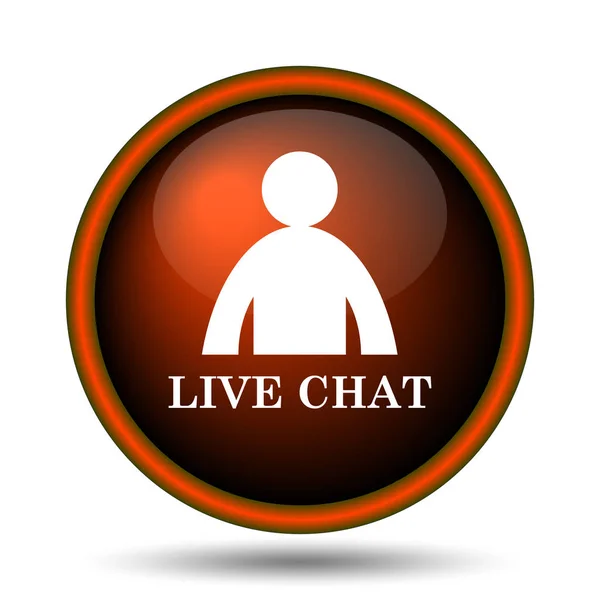 Icono de chat en vivo — Foto de Stock