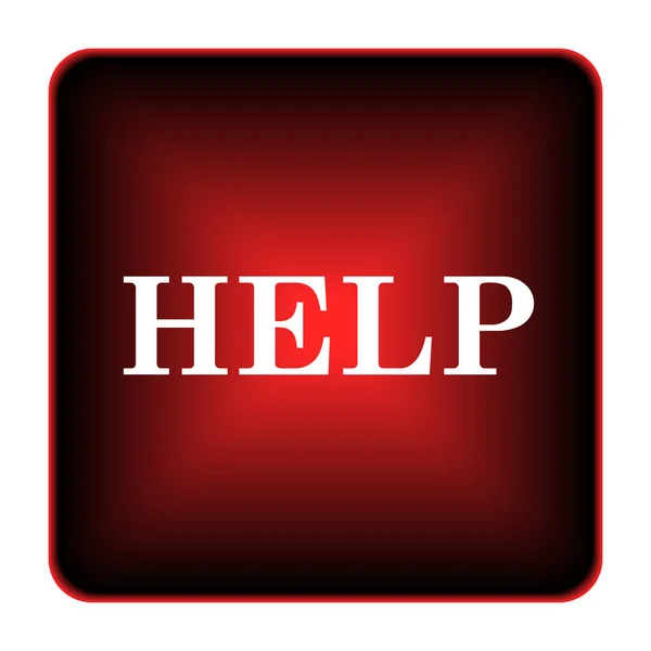 Help Icon Internet Button White Background — Stock Photo, Image