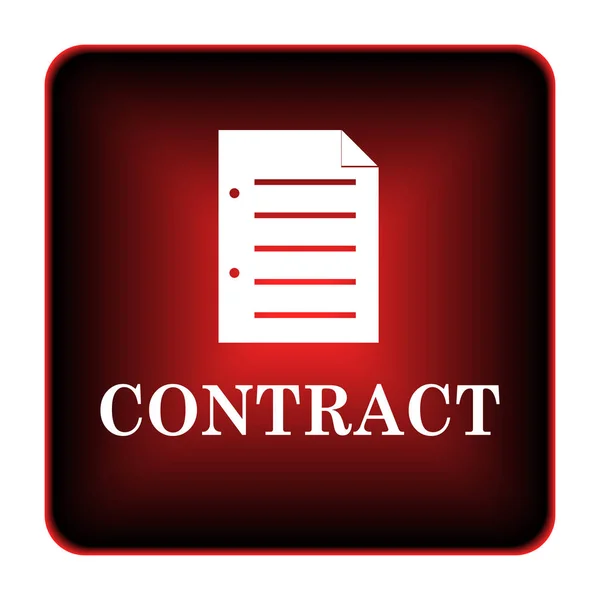 Icono del contrato — Foto de Stock