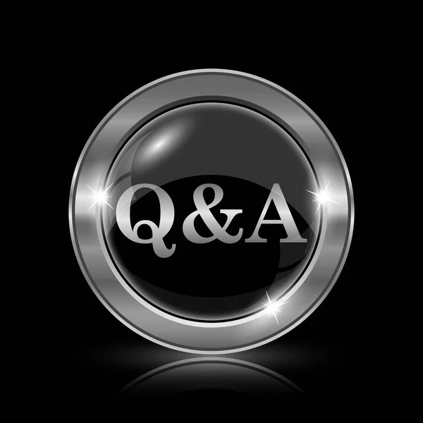 Q&A ikona — Stock fotografie