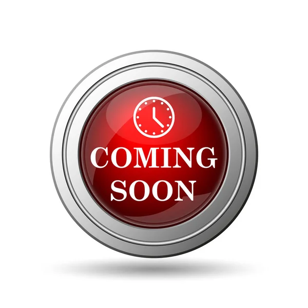 Coming soon icon — Stock Photo, Image