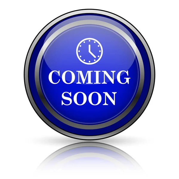 Coming soon icon — Stock Photo, Image