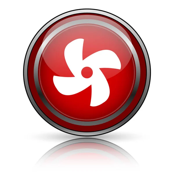 Rotes Glänzendes Symbol Auf Weißem Hintergrund Internet Taste — Stockfoto