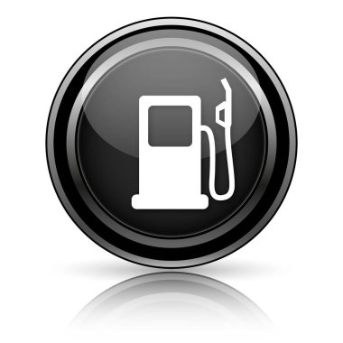 Siyah parlak simgesi