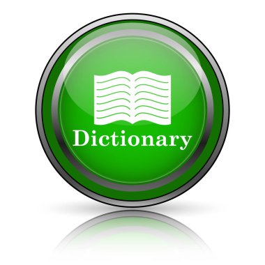 Beyaz arkaplanda parlak simge