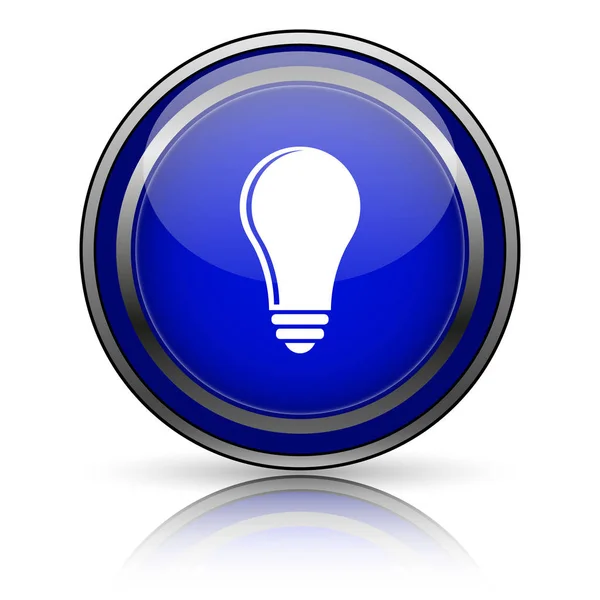 Light bulb - idea icon — Stock Photo, Image