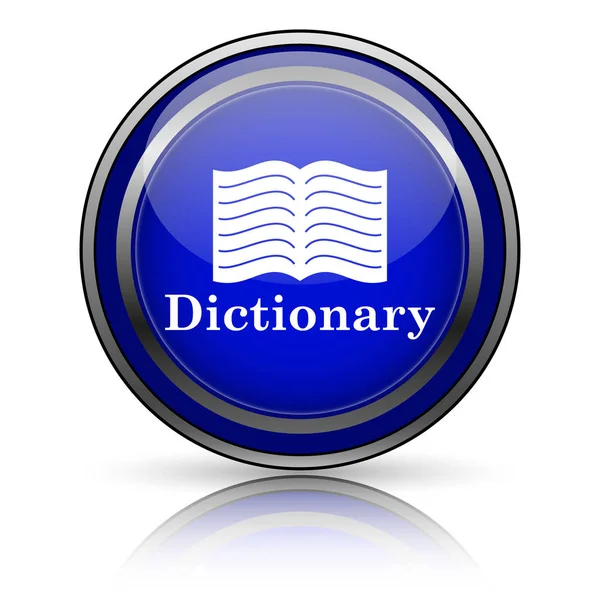 Ícone do dicionário — Fotografia de Stock
