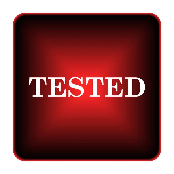 Tested icon — Stock Photo, Image