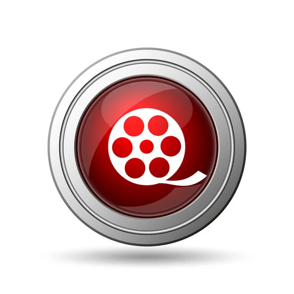 Video Icon Internet Button White Background — Stock Photo, Image