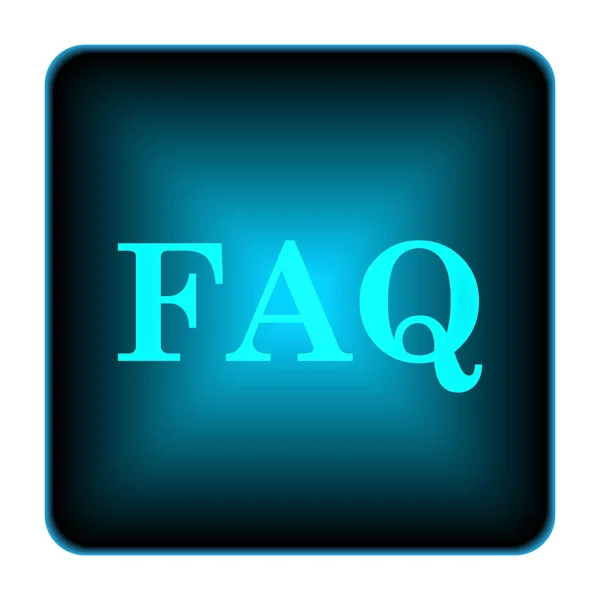 FAQ-pictogram — Stockfoto