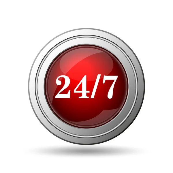 24 7 icon — Stock Photo, Image