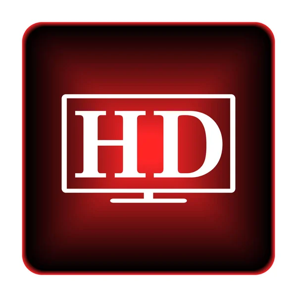 Ícone de tv hd — Fotografia de Stock