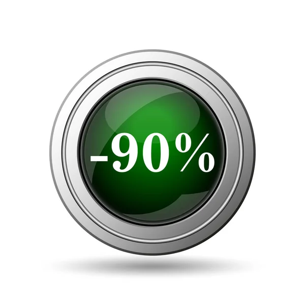 90 percent discount icon — Stock Photo, Image