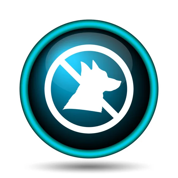 Zakázané psi ikona — Stock fotografie