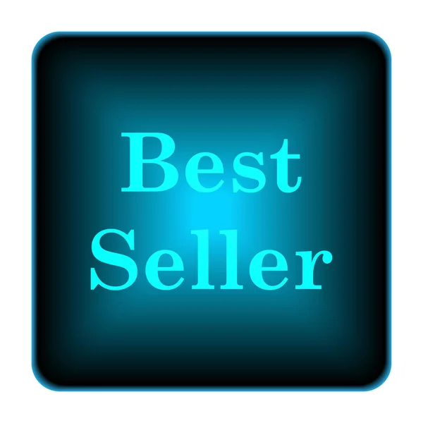 Icona Del Best Seller Pulsante Internet Sfondo Bianco — Foto Stock