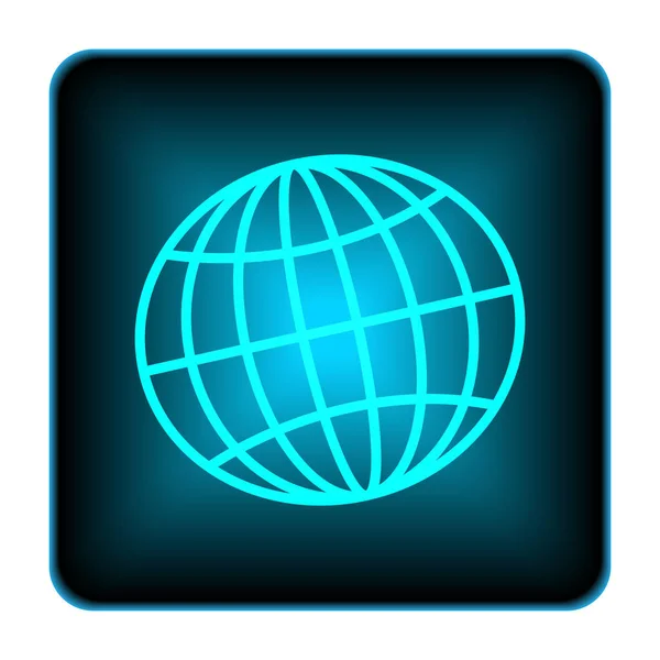 Globe-icoon — Stockfoto