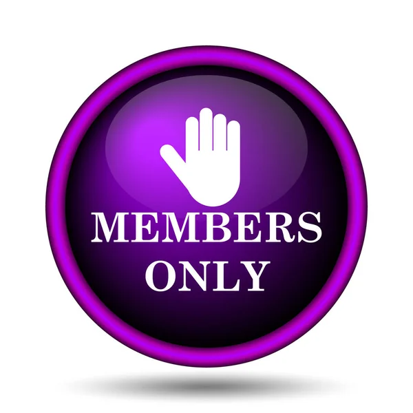 Members only icon — Stock Photo, Image