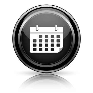 Siyah parlak simgesi