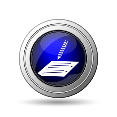 Simgesi abone. Beyaz arka plan üzerinde Internet düğmesi