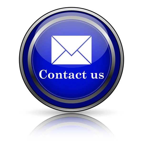 Contact us icon — Stock Photo, Image