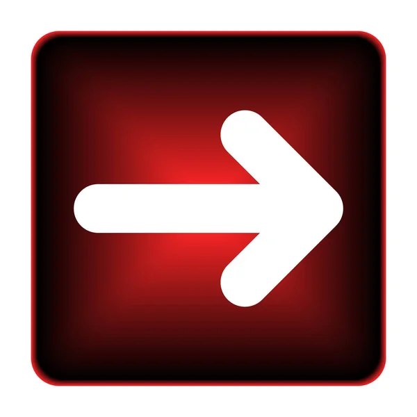 Icono flecha derecha — Foto de Stock