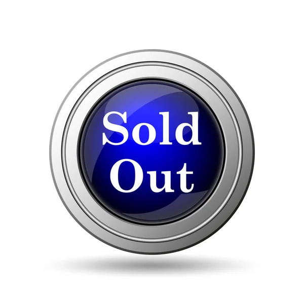 Sold Out Icon Internet Button White Background — Stock Photo, Image