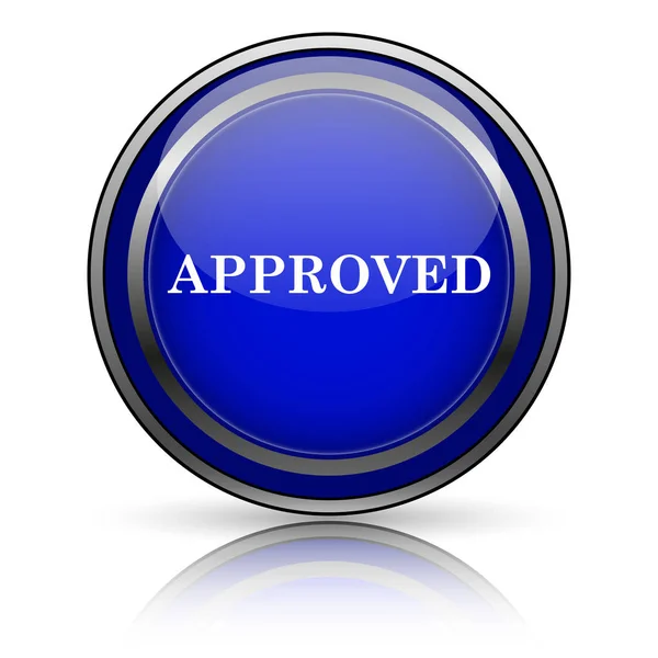 Approved icon — Stock Photo, Image