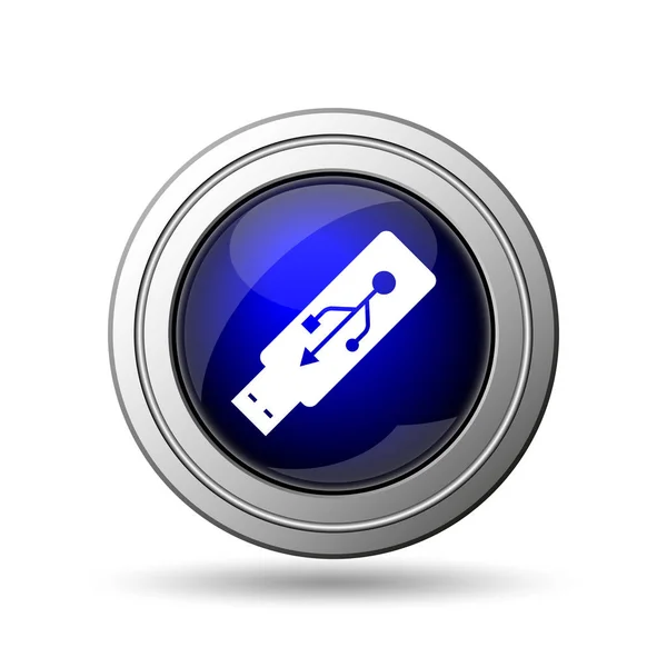 Ikona pamięci flash USB — Zdjęcie stockowe