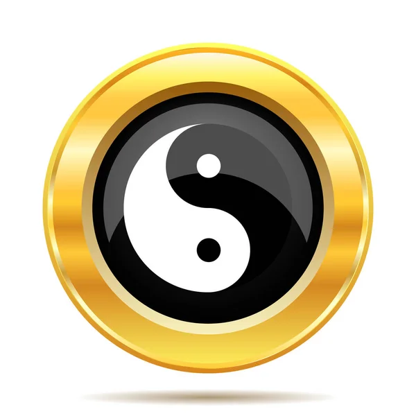 Icono de Ying yang — Foto de Stock