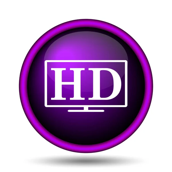 Ikona hd tv — Stock fotografie