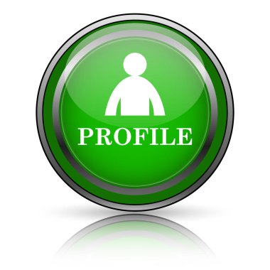 Beyaz arkaplanda parlak simge