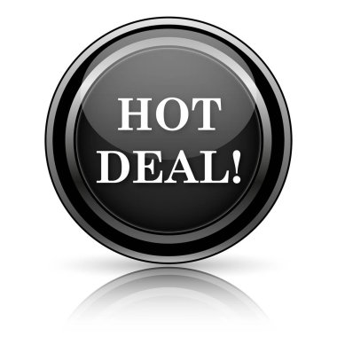 Beyaz arka planda siyah parlak simgesi