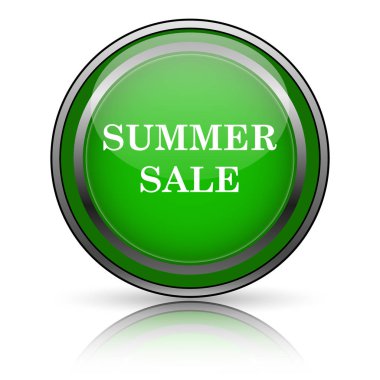 Beyaz arkaplanda parlak simge