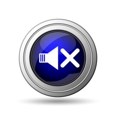 Ses simge yok. Beyaz arka plan üzerinde Internet düğmesi