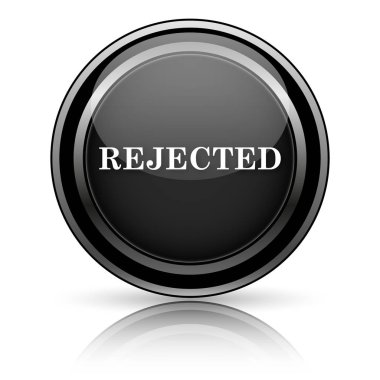 Beyaz arka planda siyah parlak simgesi