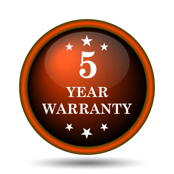 5 year warranty icon — Stock Photo, Image