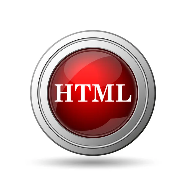 Html Icon Internet Button White Background — Stock Photo, Image