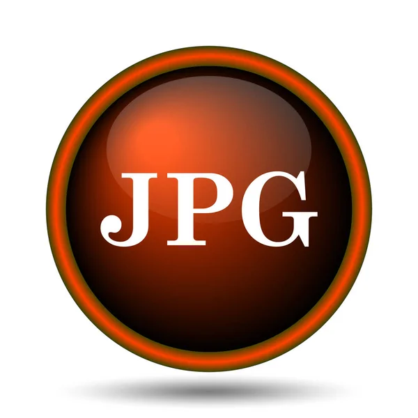 Jpg Icon Internet Button White Background — Stock Photo, Image