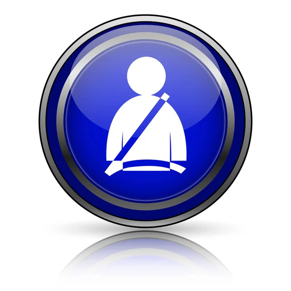 Safety belt icon — Stock Photo, Image