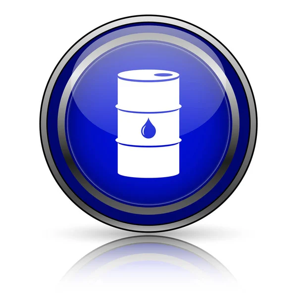 Ícone de barril de óleo — Fotografia de Stock