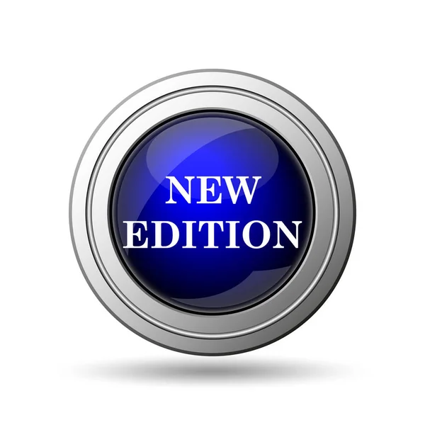 New Edition Icon Internet Button White Background — Stock Photo, Image
