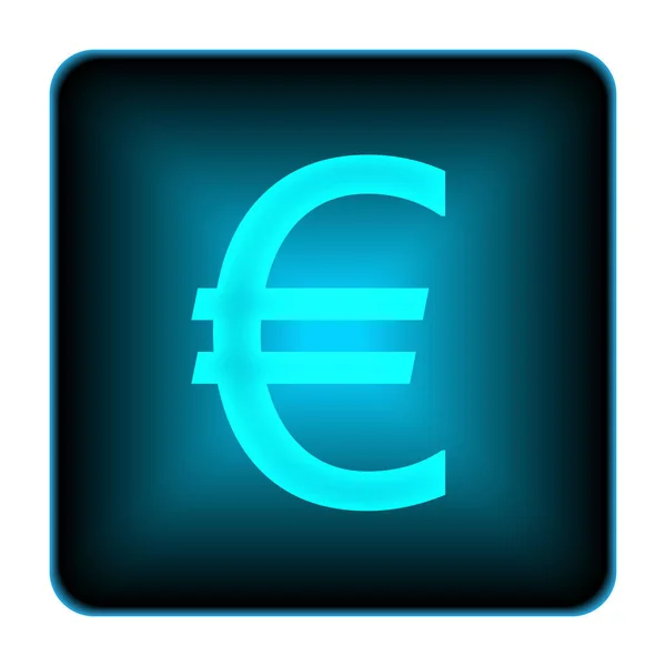 Ícone do euro — Fotografia de Stock