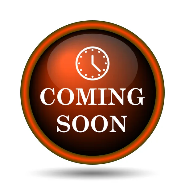 Coming soon icon — Stock Photo, Image