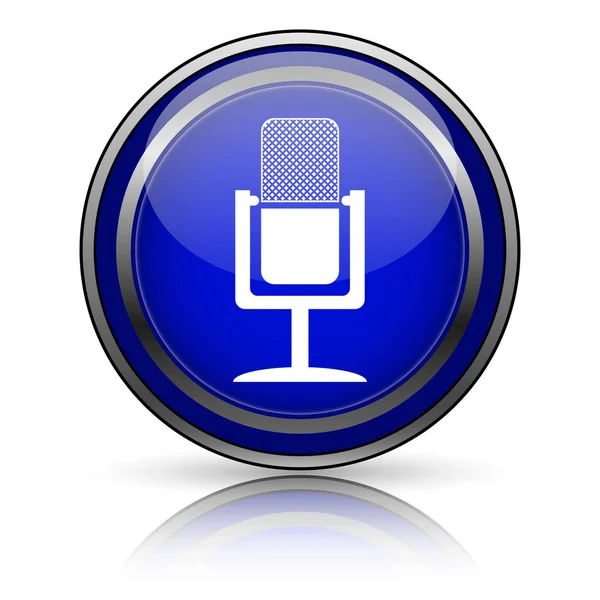 Ikona mikrofonu — Stock fotografie